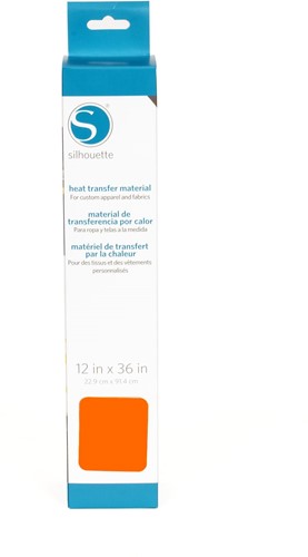 Silhouette Flex Heat transfer 30,5cm x 0,9m Neon Orange