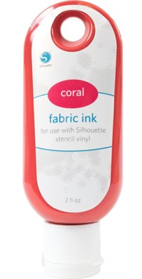 Silhouette Fabric Ink 59cc Coral