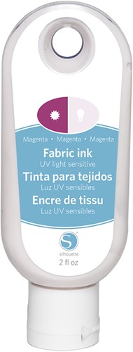 Silhouette Fabric Ink 59cc Magenta / UV Light Sensative