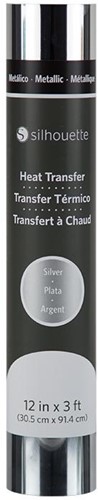 Silhouette Metallic Heat transfer 30,5cm x 0,9m Silver