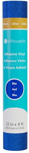 Silhouette Glitter Vinyl - Blue
