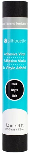 Silhouette Textured Translucent Vinyl - Black