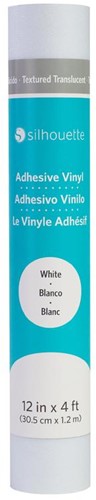 Silhouette Textured Translucent Vinyl - White