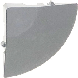 Corner tile 50 x 15 Black