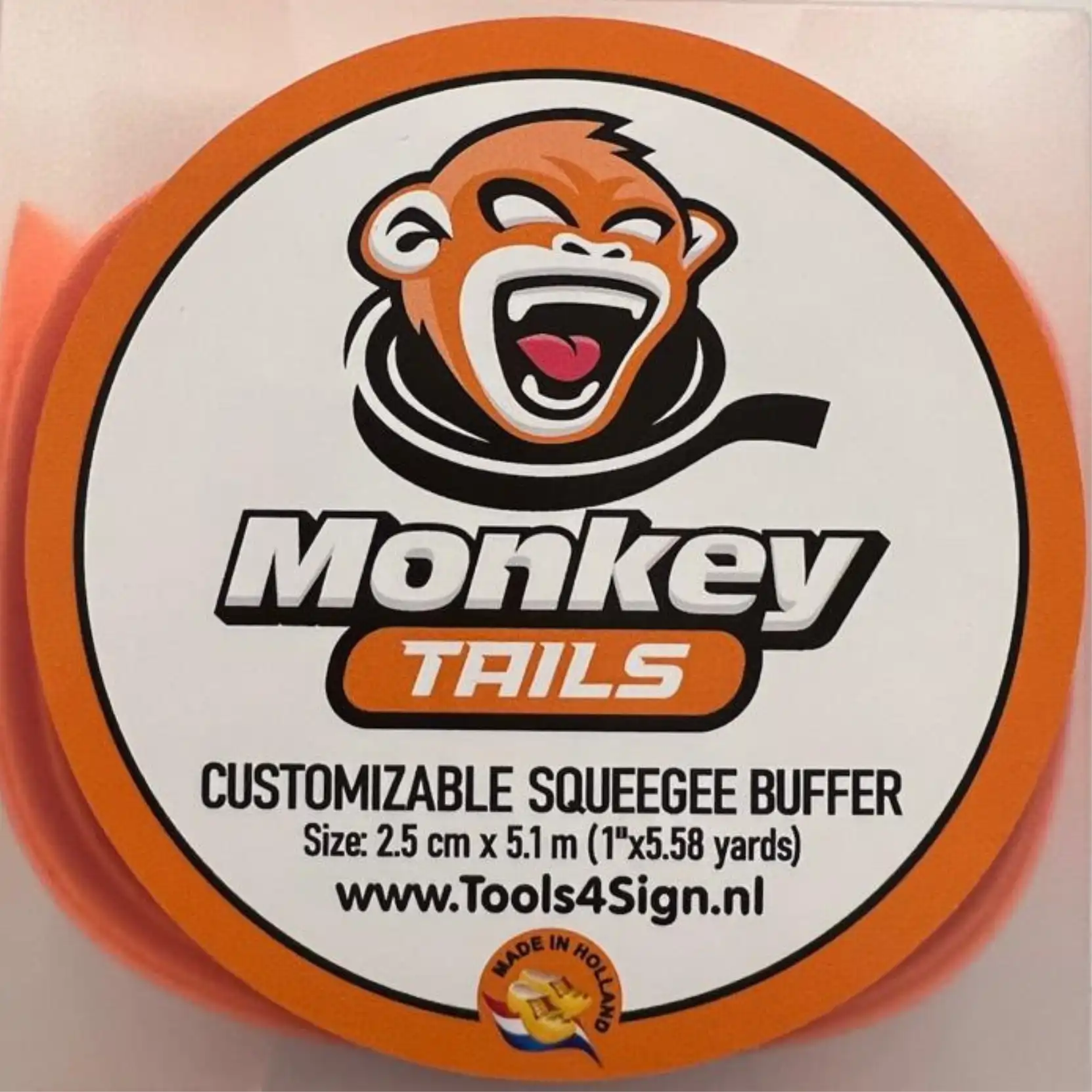 MonkeyTails rakelvilt 510cm Oranje