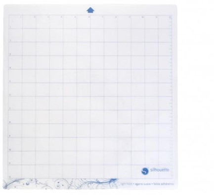 [S-CUT-MAT-12LT] Silhouette Cutting Mat voor CAMEO  30cm x 30cm 1 St. - Light Hold