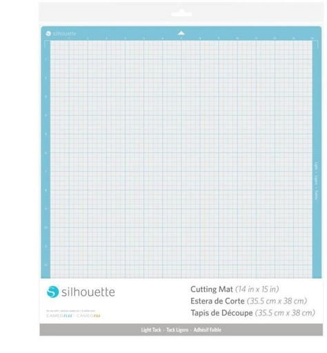 [S-CUT-MAT-24X24LT] Silhouette Cutting Mat voor CAMEO PRO 60cm x 60cm 1 St. Light Tack