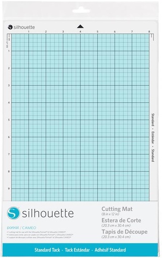 [S-CUT-MAT-8] Silhouette Cutting Mat voor Cameo & Portrait 20.3cm x 30.4cm  1 St.