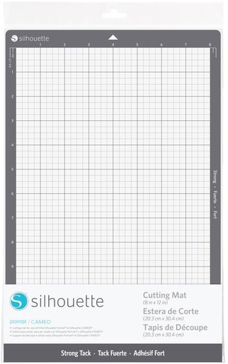 [S-CUT-MAT-8ST] Silhouette Cutting Mat voor Cameo & Portrait 20.3cm x 30.4cm  1 St. - Strong Hold