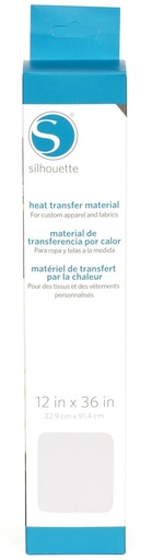 [HEAT-FLOCK-WHT] Silhouette Flock Heat transfer 30,5cm x 0,9m White