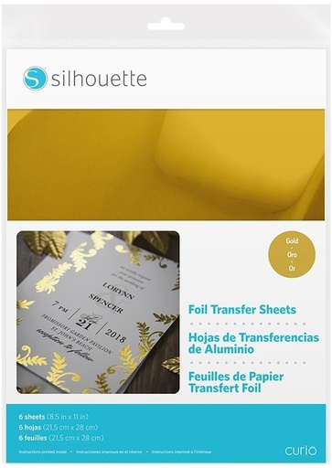 [S-HEAT-12SM-GLD] Silhouette Flex Heat transfer 30,5cm x 0,9m Gold