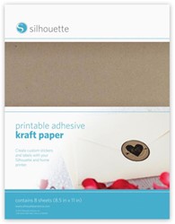 [S-MEDIA-KFT-ADH-3T] Silhouette Printable Craft Sticker Paper