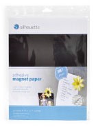 [S-MEDIA-MAGNET-ADH-T] Silhouette Adhesive Magnet Paper, 4-pack