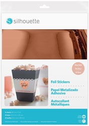 [S-MEDIA-RGLD-ADH] Silhouette Printable Foil - 8 sheets 215cm x 27,9cm Rose Gold