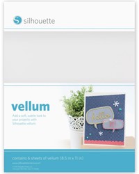 [S-MEDIA-VELLUM] Silhouette Vellum 6 sheets Letter size