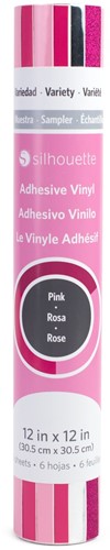 [S-SAM-VINYL-PNK] Silhouette Vinyl Sampler Pack - Pink