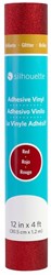 [S-V12-GL-RED] Silhouette Glitter Vinyl - Red