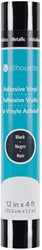 [S-V12-GP-MTBLK-C] Silhouette Vinyl Permanent Glossy 30,5cm x 1,2m Metallic Black