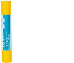 [S-V12-GP-YEL] Silhouette Vinyl Permanent Glossy 30,5cm x 1,8m Yellow