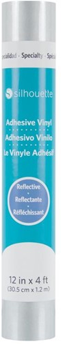 [S-VINYL-REFL-SVR] Silhouette Vinyl Reflective 30,5cm x 1,2m Silver