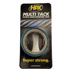 [Tape-34100-19-0.8] Dubbelzijdige montagetape transparant 19 mm Proefrolletje