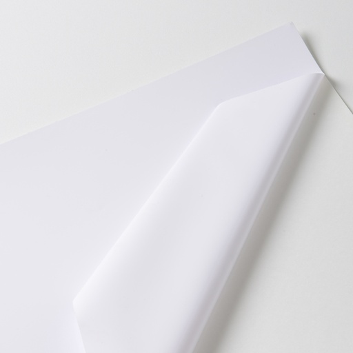 [VCSR201WG11600] Hexis VCSR201WG1 Polymeer printmedia met versterkte lijmlaag 45m x 1600mm