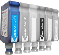 [VERSICOLORC] Versicolor fles 500ml. - Cyan (UITLOPEND)