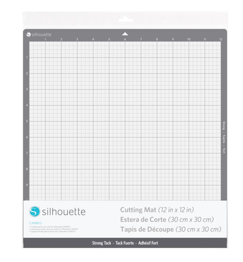 [S-CUT-MAT-12ST] Silhouette Cutting Mat voor CAMEO  30cm x 30cm 1 St. - strong hold